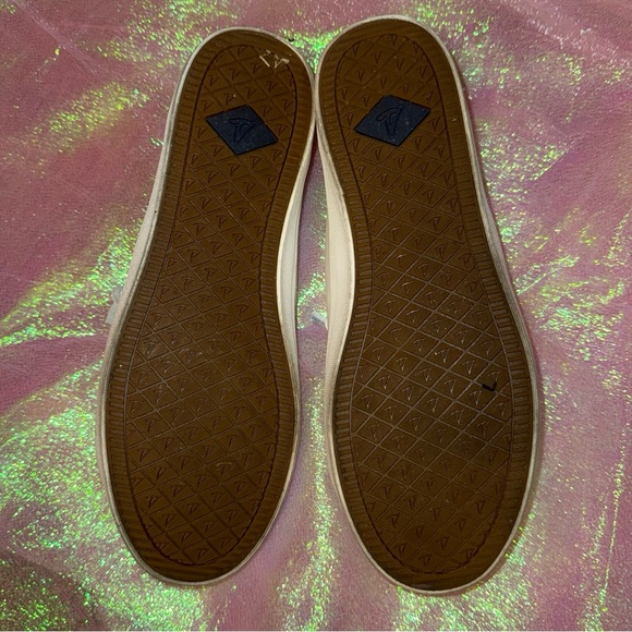 ⚓️Sperry Crest Vibe Leather Sneakers in All White - Picture 14 of 16